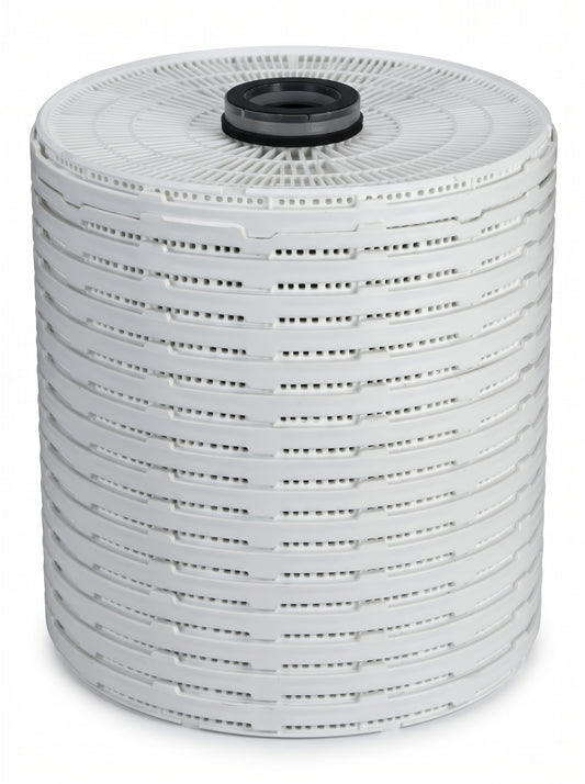 Backwashable Lenticular Depth Filter Modules