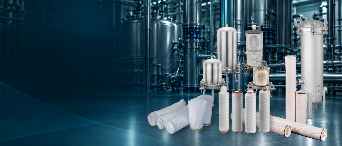 PARSWOOD filter cartridges, filter bags, lenticular filters, and stainless steel housings for industrial filtration.