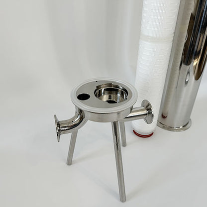 Single Round Sanitary Liquid Filter Housing