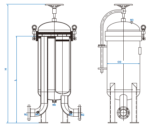 Single & Multi-Bag Filter Housings (MTO)