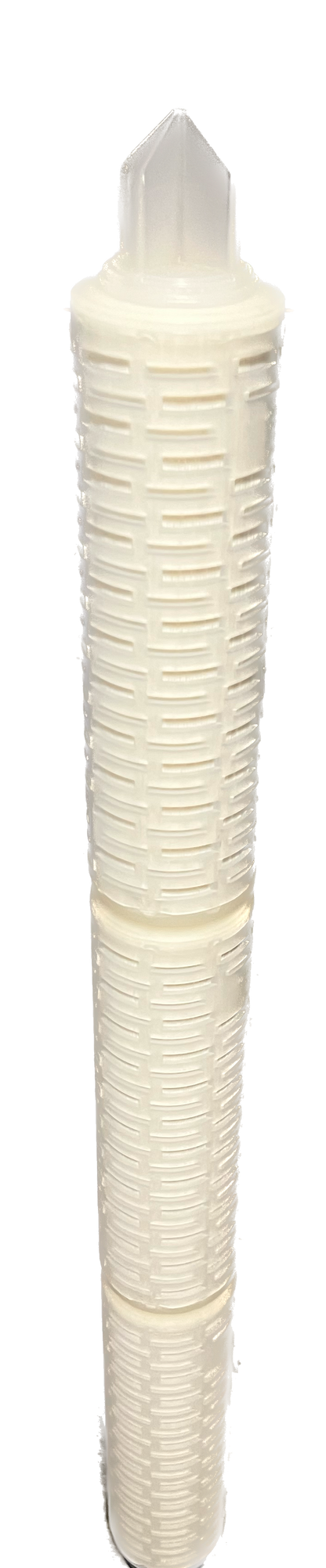 Cartouche filtrante plissée à double couche en nylon 66 (hydrophile) pour l'eau en bouteille, le vin et l'eau ultra pure (UPW) Filtration finale (polissage)